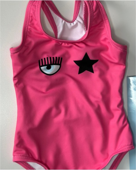 Plavky dětské Chiara Ferragni růžové